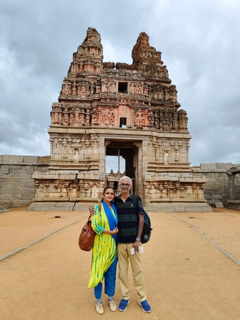 In front of Vittila Temple