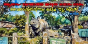 റൈനോയിൽനിന്നും ലഭിച്ച 'നല്ല ജീവൻ'; കലിക എഴുതിയ ആസാം- മേഘാലയ യാത്രവിവരണം ഒന്നാം ഭാഗം Kaziranga National Park Entrance-Painting