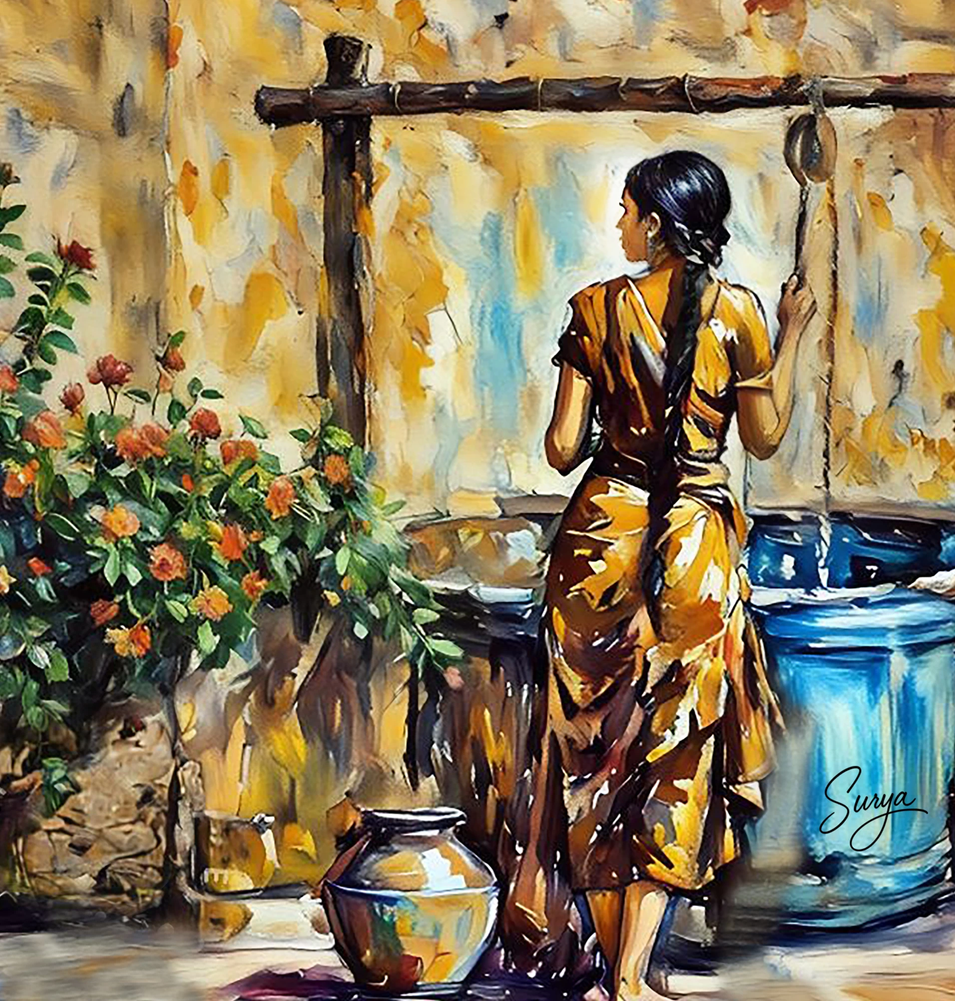 The Lantern story scene 1-Illustrated by Surya-Malayalam horror story written by Fazina Kunnath