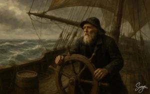 Me the mariner in your ocean/English poem by P Sudhakaran The Mariner in the ocean, Illustrated by Surya for the English poem, Me the mariner in your ocean by P Sudhakaran