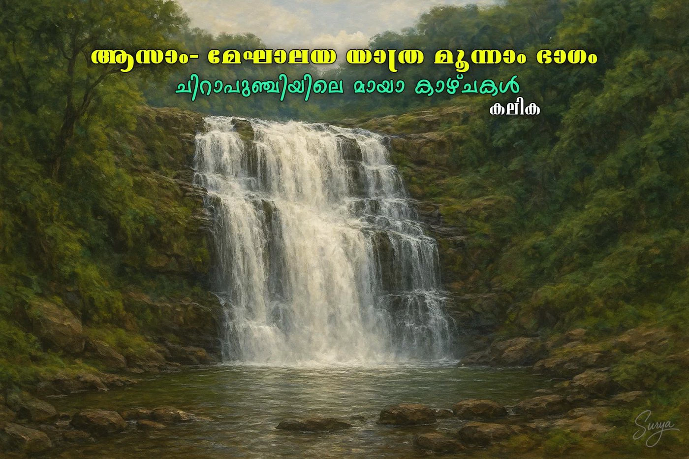 Cherrapunjiyile Maya Kazhchakal-Assam- Meghalaya Travelogue Part-3 by Kalika