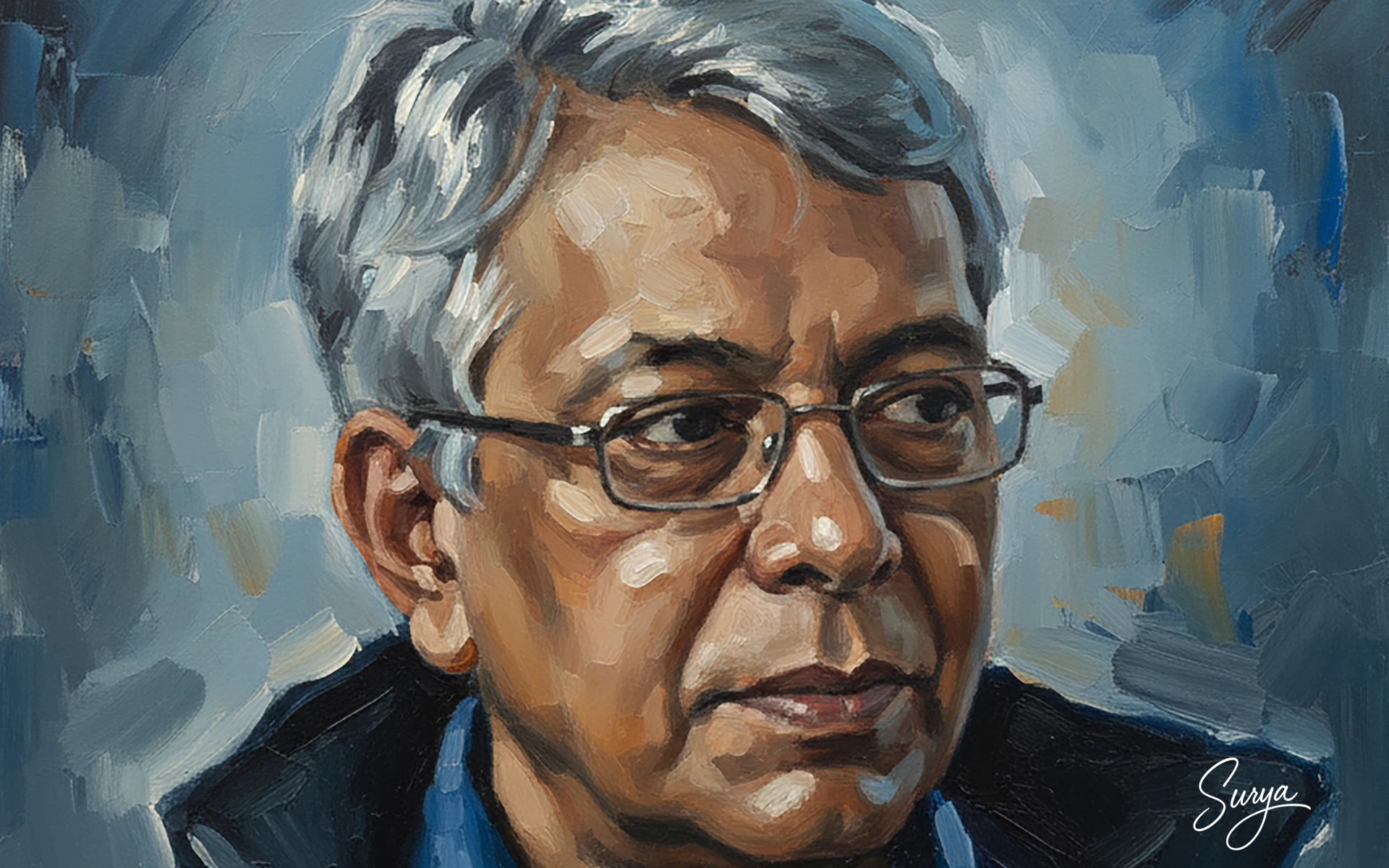 AI illustration of Scaria Zacharia generated by Surya