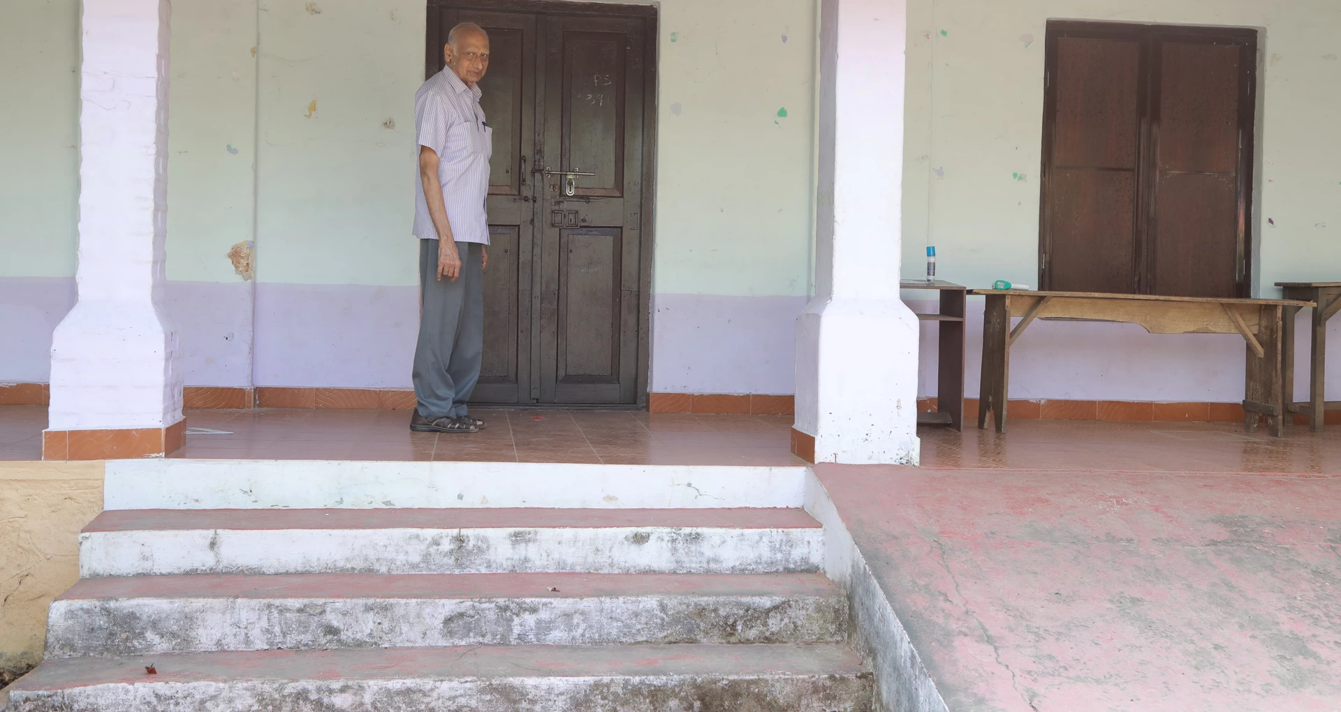 Adv. C.K. Narayanan Namboothirippad at Namboothiri Vidyalayam