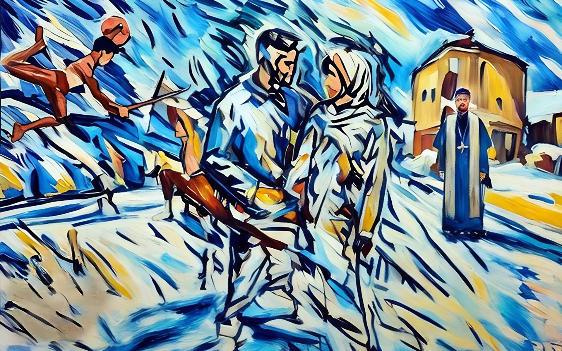 Illustration by Surya for Kunjayante Kusrithikal Malayalam Story by Surya
