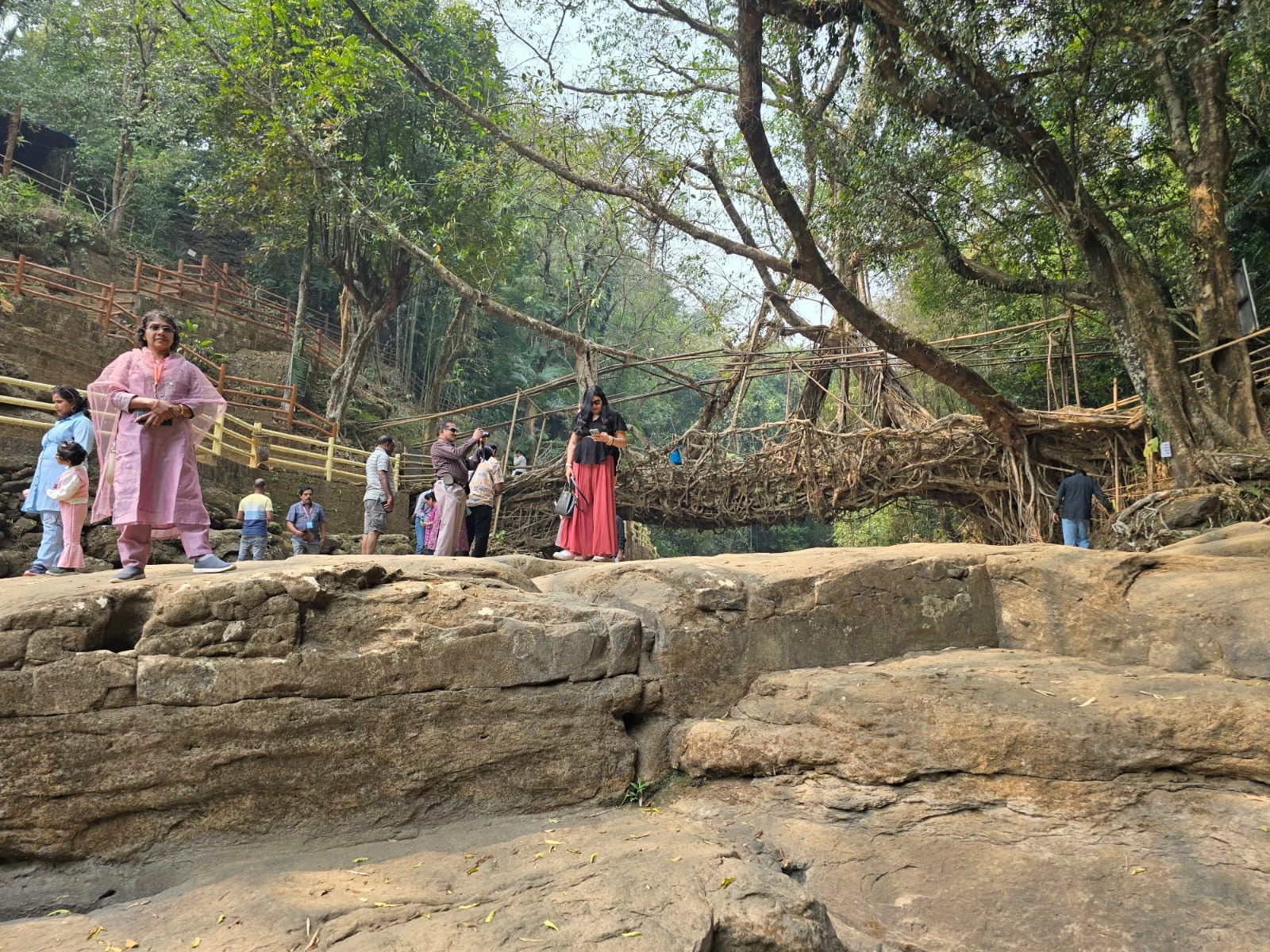 Kalika near Living root bridge at Mawlynnong in Meghalaya