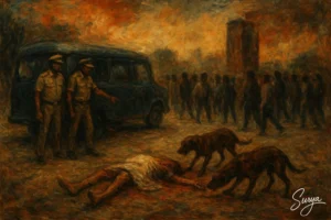 Ethoru Kumarettan Chithram-AI illustration by Surya for the Malayalam Story of Surab