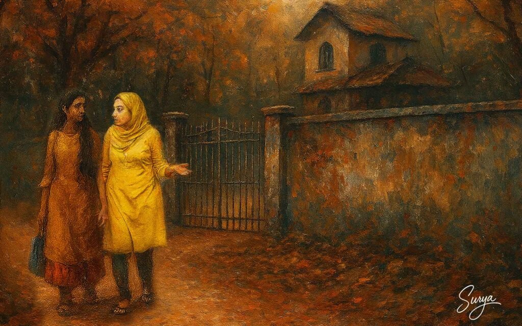 The Lantern story scene 4-Illustrated by Surya-Malayalam horror story by Fazina Kunnath