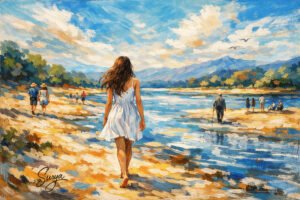 AI illustration by Surya for the Malayalam poem by Preethyprabha