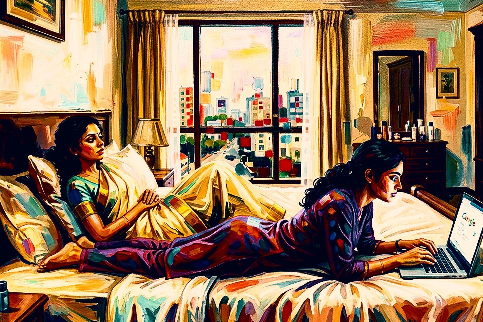 AI illustration for Thalayillaa Thachan-Malayalam Novella by Sathish Kalathil-Part 3 Inside image