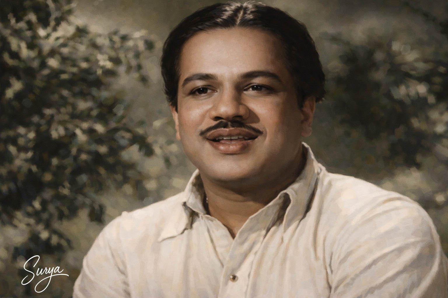 Thikkurissy Sukumaran Nair From Jeevitha Nouka Movie-AI illustration by Surya