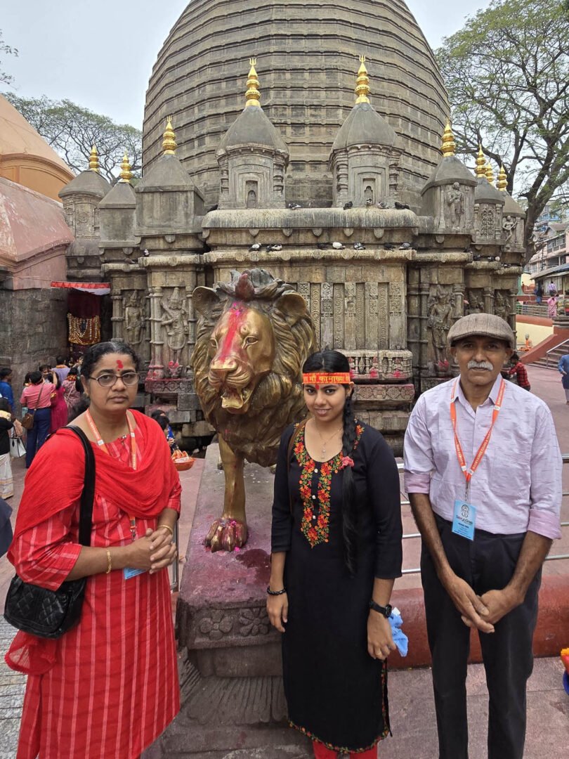 Kalika tour team at Kamakhya Temple