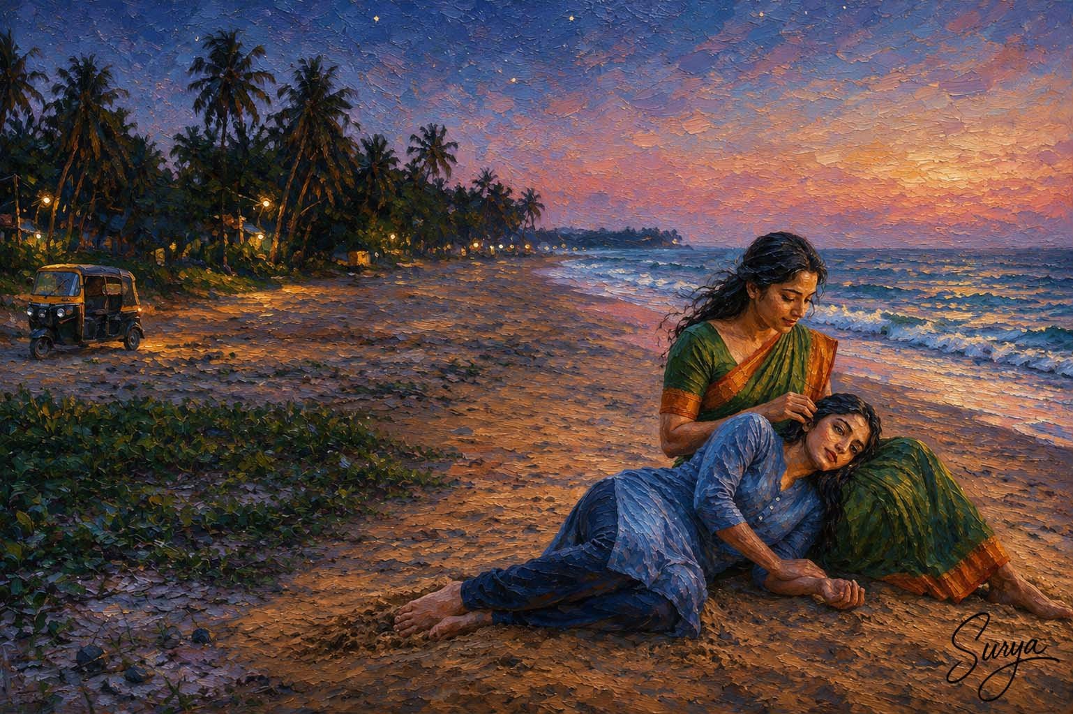 AI illustration 2 by Surya for the Malayalam Novella Thalayillaa Thachan by Sathish Kalathil