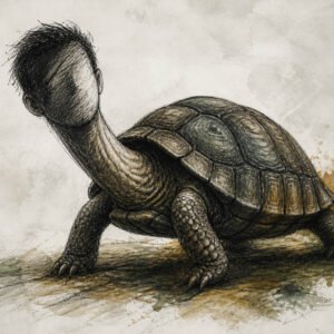 AI illustration by Sury for The Charity Lover-English poem by Sangeeth Moncy