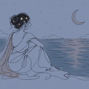 AI illustration by Surya for the Malayalam poem Ullazhatthile Uppu written by Nazeer Kathiyalam