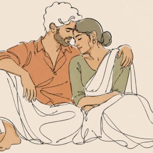 AI illustration by Surya for the Malayalam poem Ulninav by Punya P S