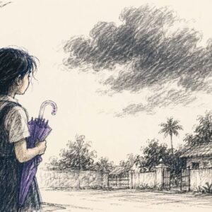 AI illustration by Surya for the Malayalam short story Pratheeksha by Muhammad Thevarkandy