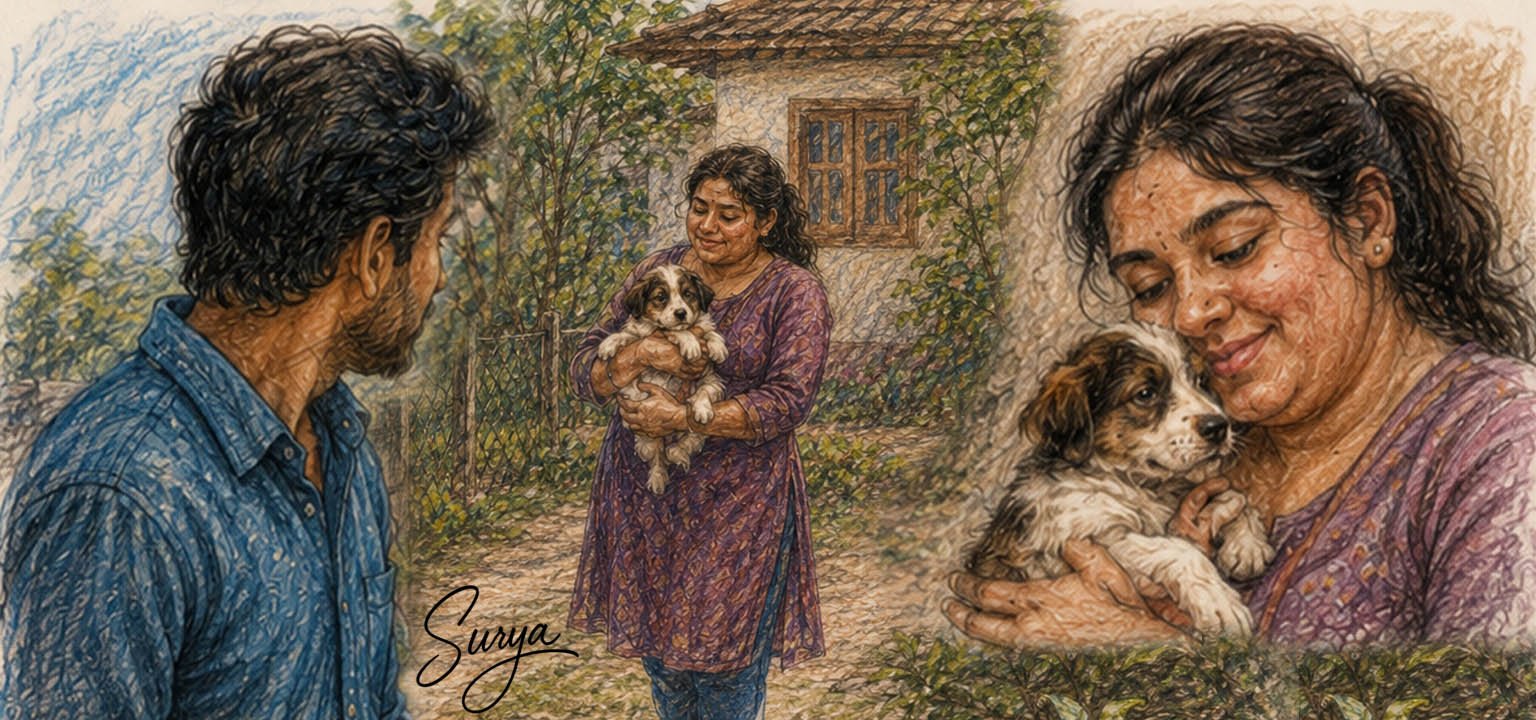 AI illustration by Surya for the Malayalam story Jathippatti by Ashraf Kalathode-1