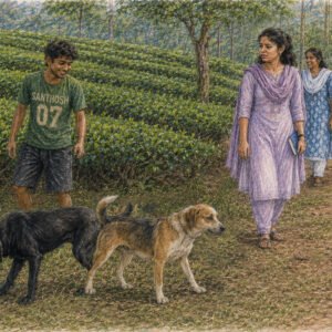 AI illustration by Surya for the Malayalam story Jathippatti by Ashraf Kalathode-2