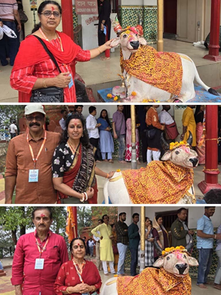 Assam-Meghalaya tour team at Umananda Temple at Peacock Island-2