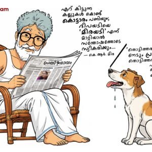 Kallukondoru Kottaram-AI Cartoon-Kunjammavan-K.R.Meera-Haritha Savithri