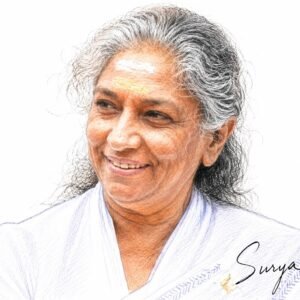 AI illustration by Surya for the Malayalam Tribute poem Janakiyamme! to S Janaki by Rajan C H