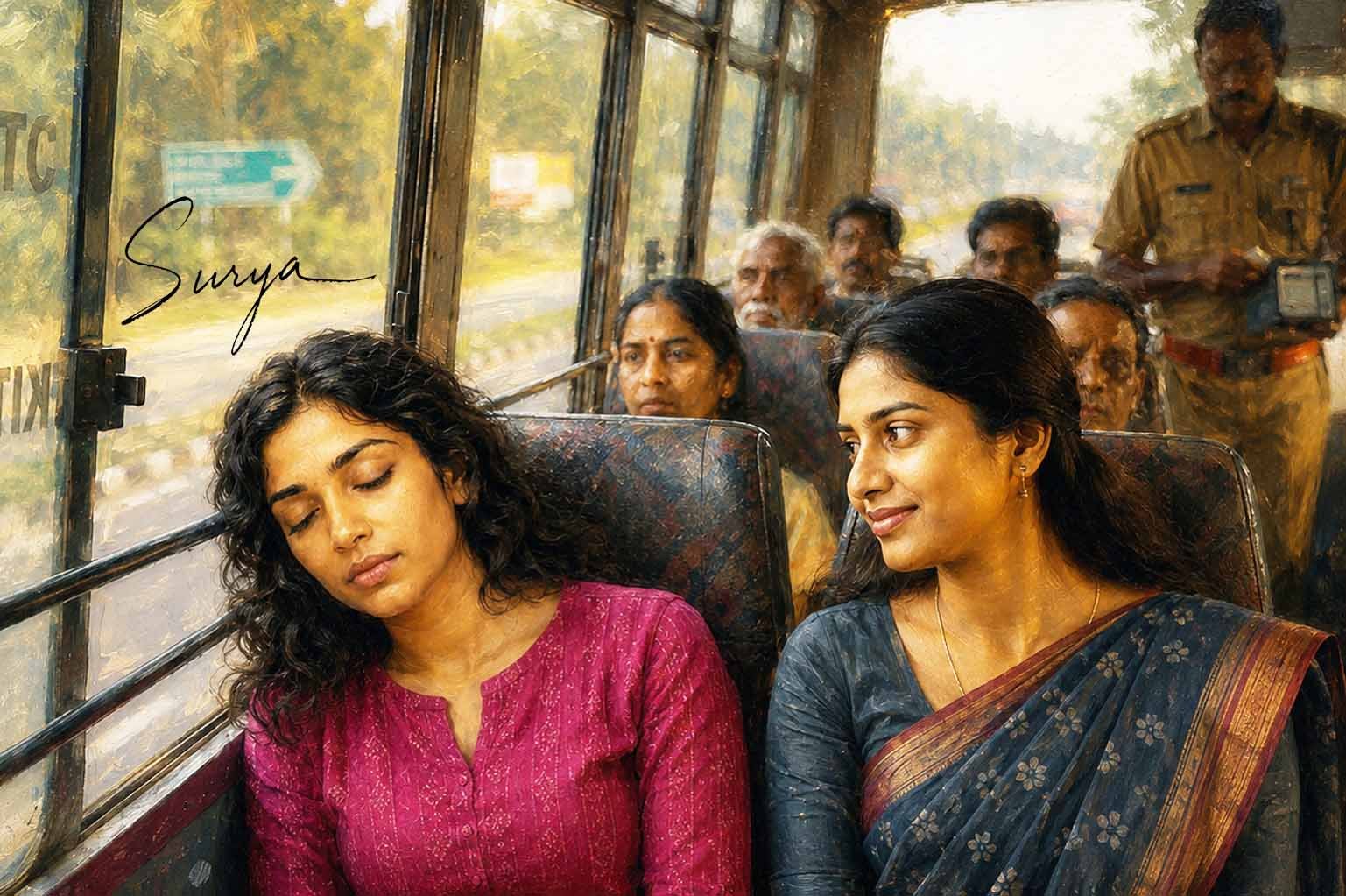 AI illustration-1 by Surya for the Malayalam Novella Thalayillaa Thachan by Sathish Kalathil