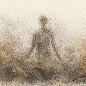 AI illustration by Surya for the Malayalam poem Mayamayam by Naseera Abdul Majeed