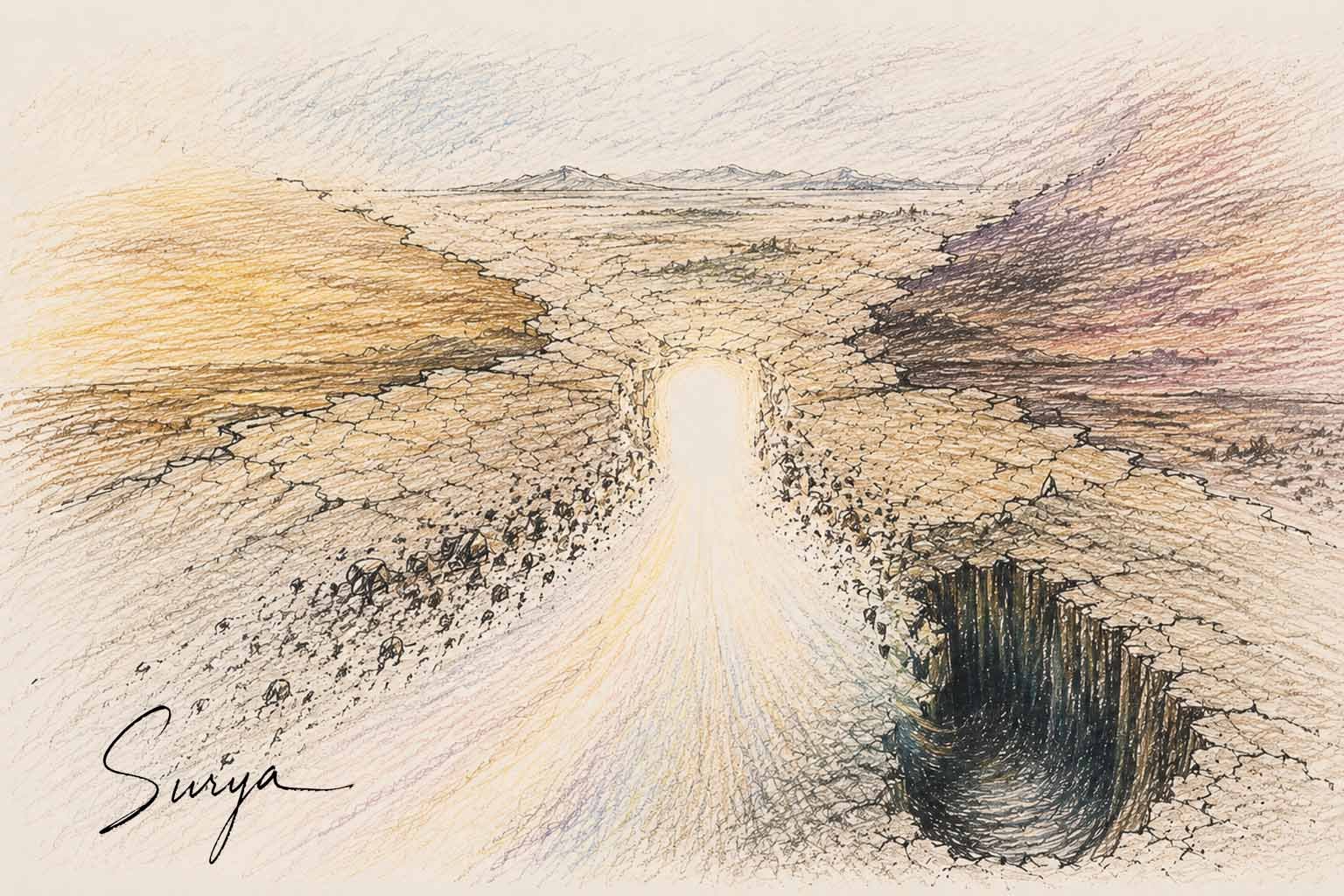 AI illustration by Surya for the Malayalam poem by Nimya Ashis