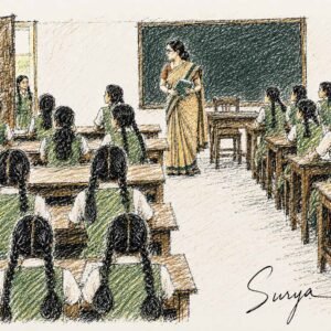 AI illustration by Surya for the Short Story Oru Hajar Marimayam for Children by Naseera Abdul Majeed