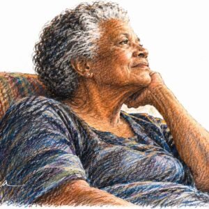 AI illustration by Surya for the Malayalam translated poem on Aging by Maya Angelou-Sathish Kalathil