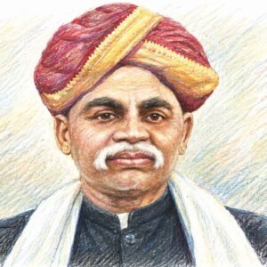 AI illustration of Madhava Seshagiri Prabhu by Surya