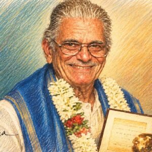AI illustration of Padmasri N. Purushothama Mallya by Surya for the Malayalam article by V. Rajesh Mohan Rao