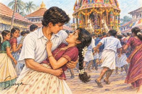 AI illustration by Surya for the Malayalam translation story Ethanu Sambhavichathu by Sathish Kalathil from Konkani by Santharam Bhende-2
