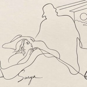 AI illustration by Surya for the Tamil poem Kallangal by Soumya